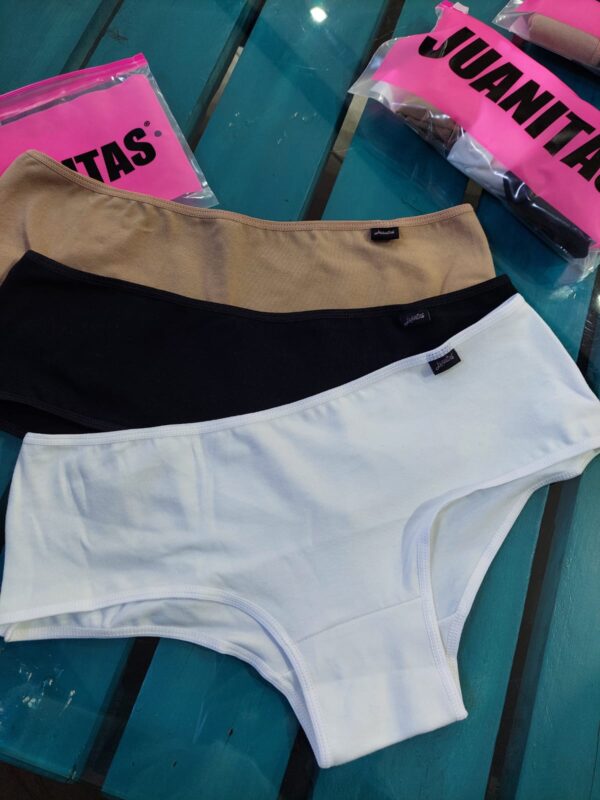 PACK X3 / JUANITAS 101-21 CULOTTE DE ALGODON