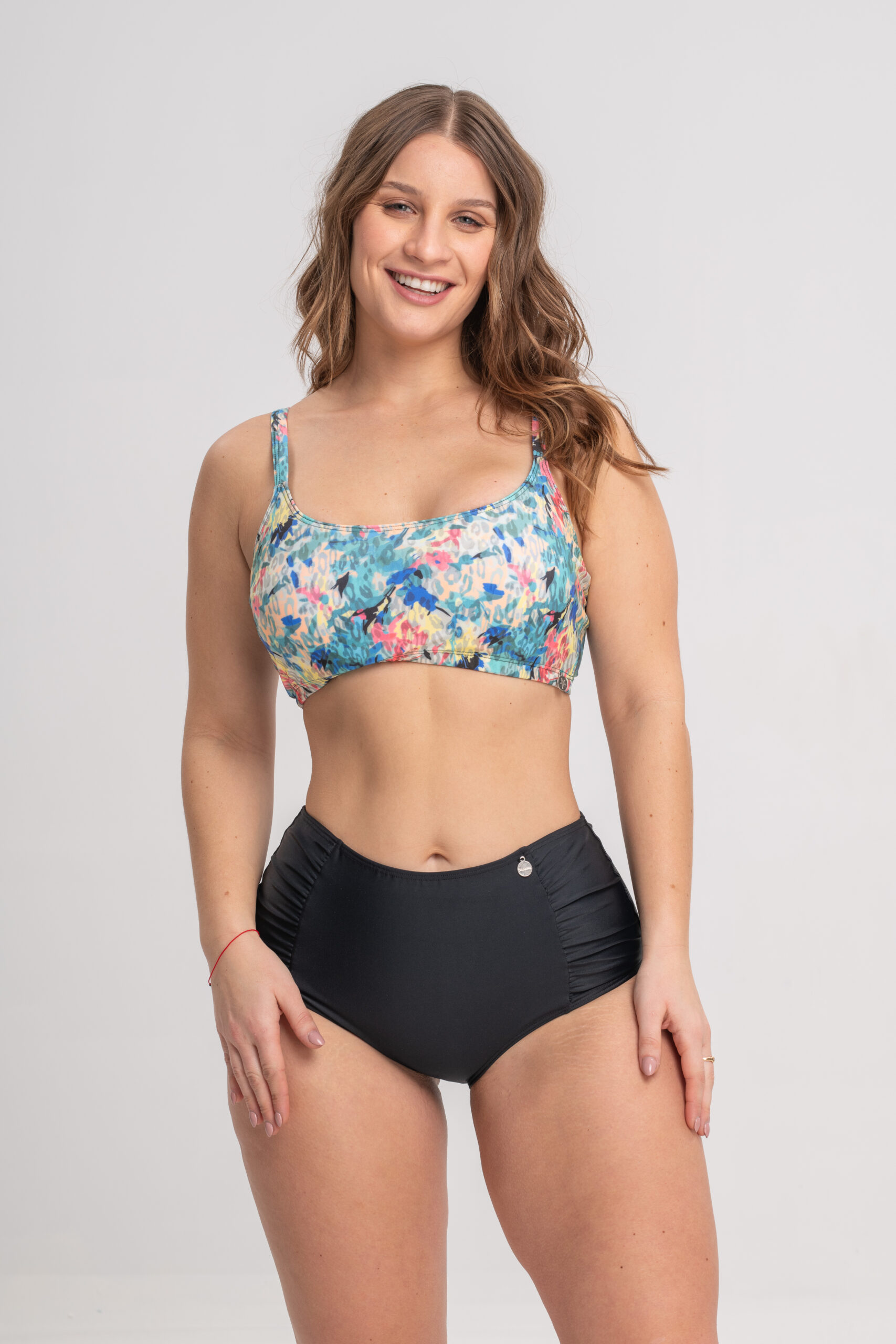 DOLCISIMA 214AP COULOTTE ALTO CON FRUNCE LATERAL - Imagen 2