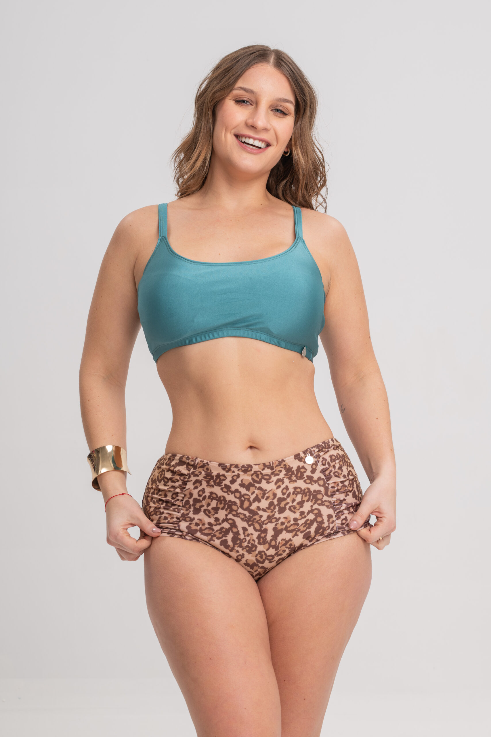 DOLCISIMA 214AP COULOTTE ALTO CON FRUNCE LATERAL - Imagen 4