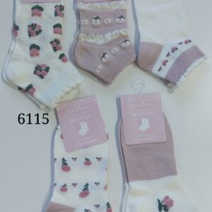 MAXIMA MEDIAS SOQUETES NIÑA X12
