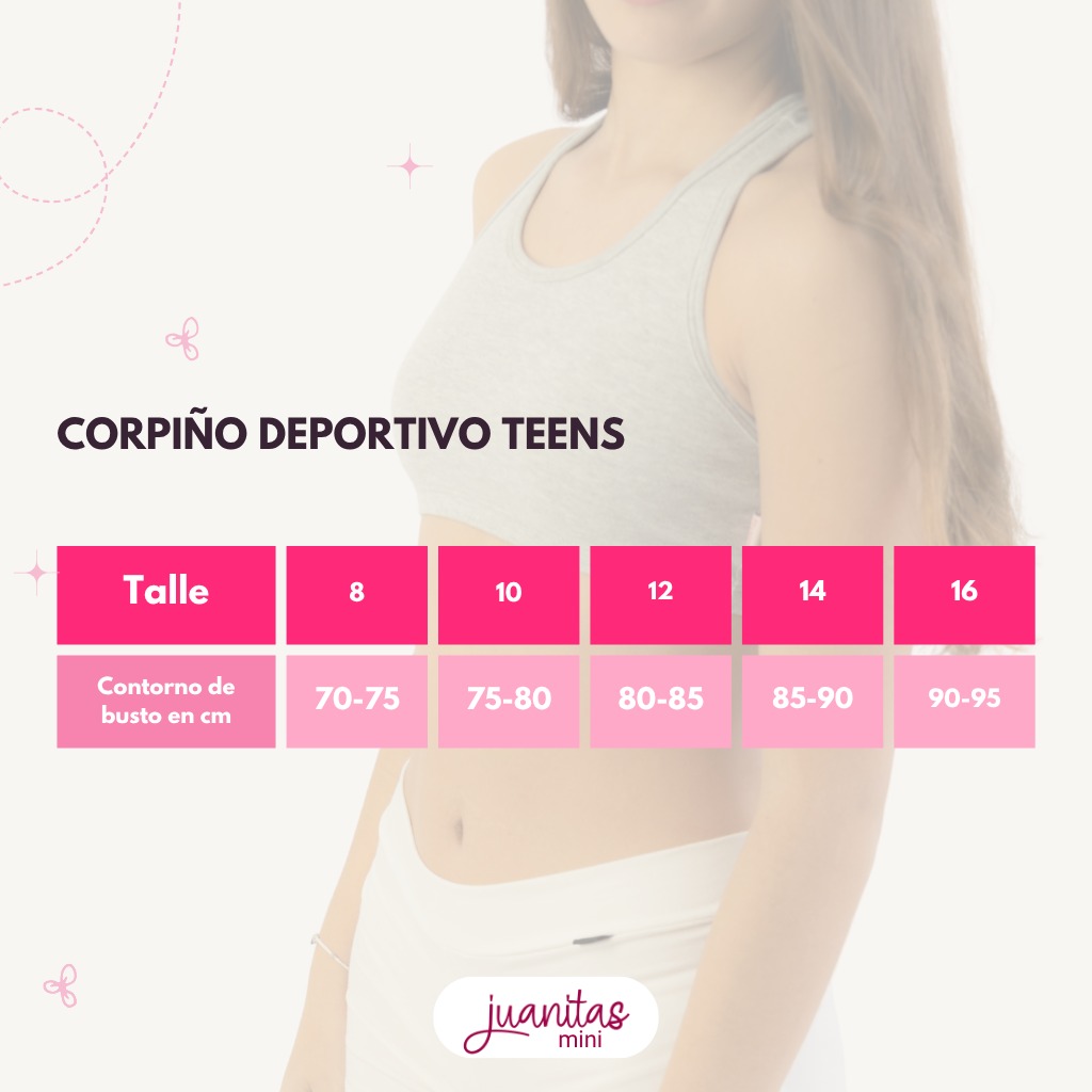 JUANITAS 301-75 CORPIÑO TOP DE NENA ESTAMPADO - Imagen 6