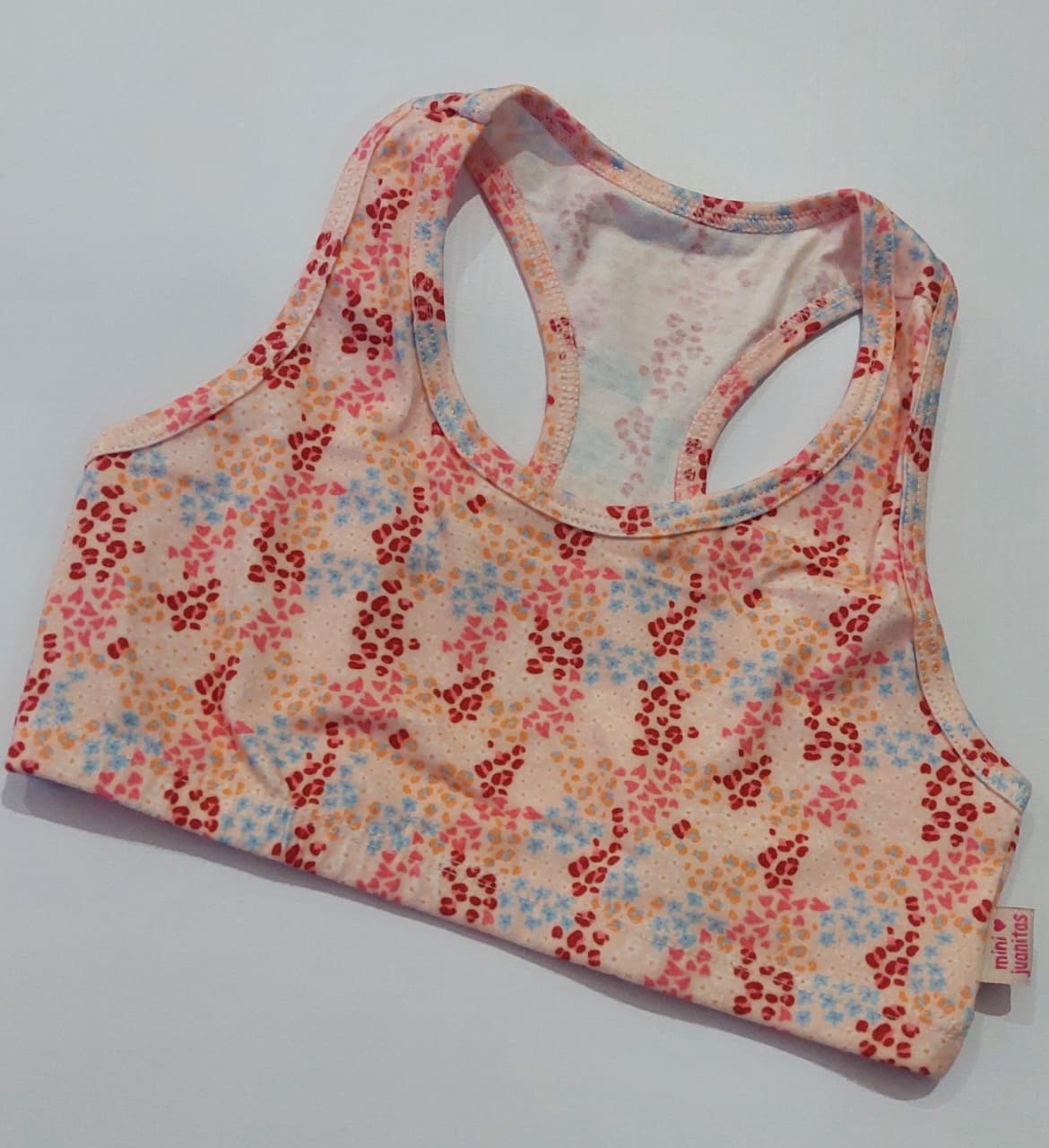 JUANITAS 301-75 CORPIÑO TOP DE NENA ESTAMPADO - Imagen 3