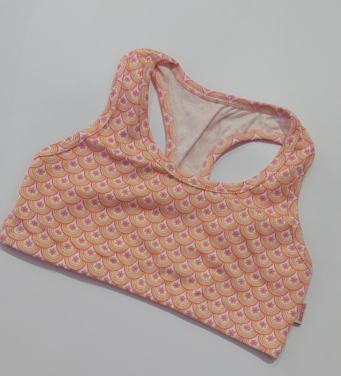 JUANITAS 301-75 CORPIÑO TOP DE NENA ESTAMPADO - Imagen 4