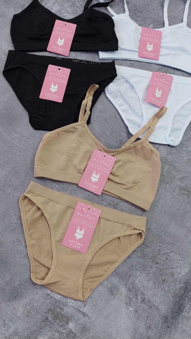 MAXIMA 425 CONJUNTO JUVENIL SIN COSTURA (NO TIENE TAZAS)