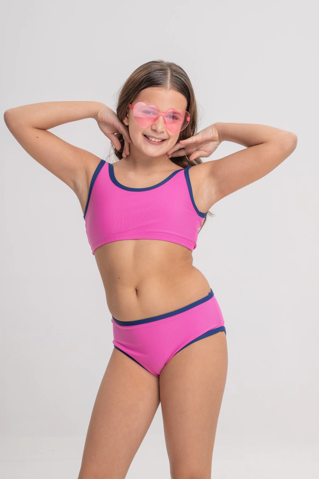 DOLCISIMA 867NP TOP Y BIKINI CON RIBETES A CONTRATONO - Imagen 4