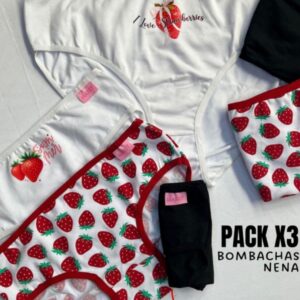 MAREY 105 PACK X3 BOMB. DE NENA ALGODON Y LYCRA