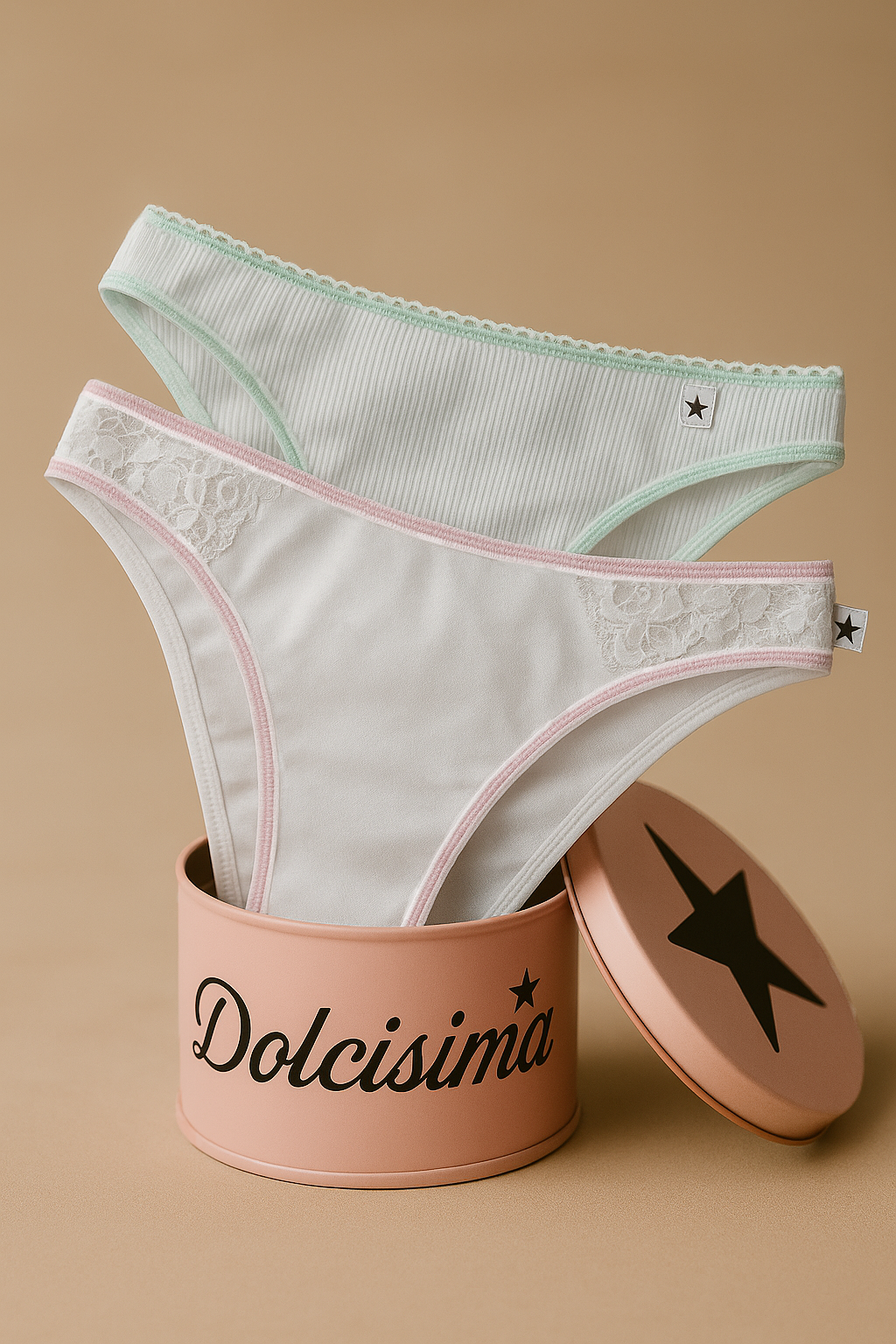 DOLCISIMA NAVIDAD P950-02B LATITA X2 VEDETINAS BLANCAS - Armonía y serenidad 🎁🎅🏻 - Imagen 2