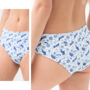 JUANITAS 305-32 VEDETINA CON CINTURA ESTAMPADA