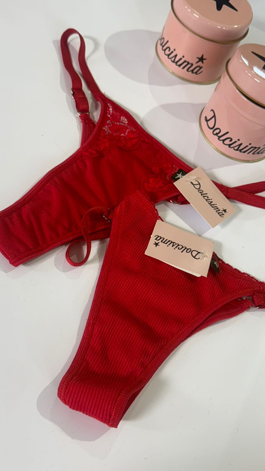 DOLCISIMA NAVIDAD P952-12B LATITA X2 LESS REGULABLE ROJA - Amor y pasi贸n馃巵馃巺馃徎