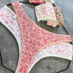 SO PINK #13995 PACK X2 BOMBACHAS ROSAS 1 COLALESS - 1 CULOTTELESS DE ALGODON