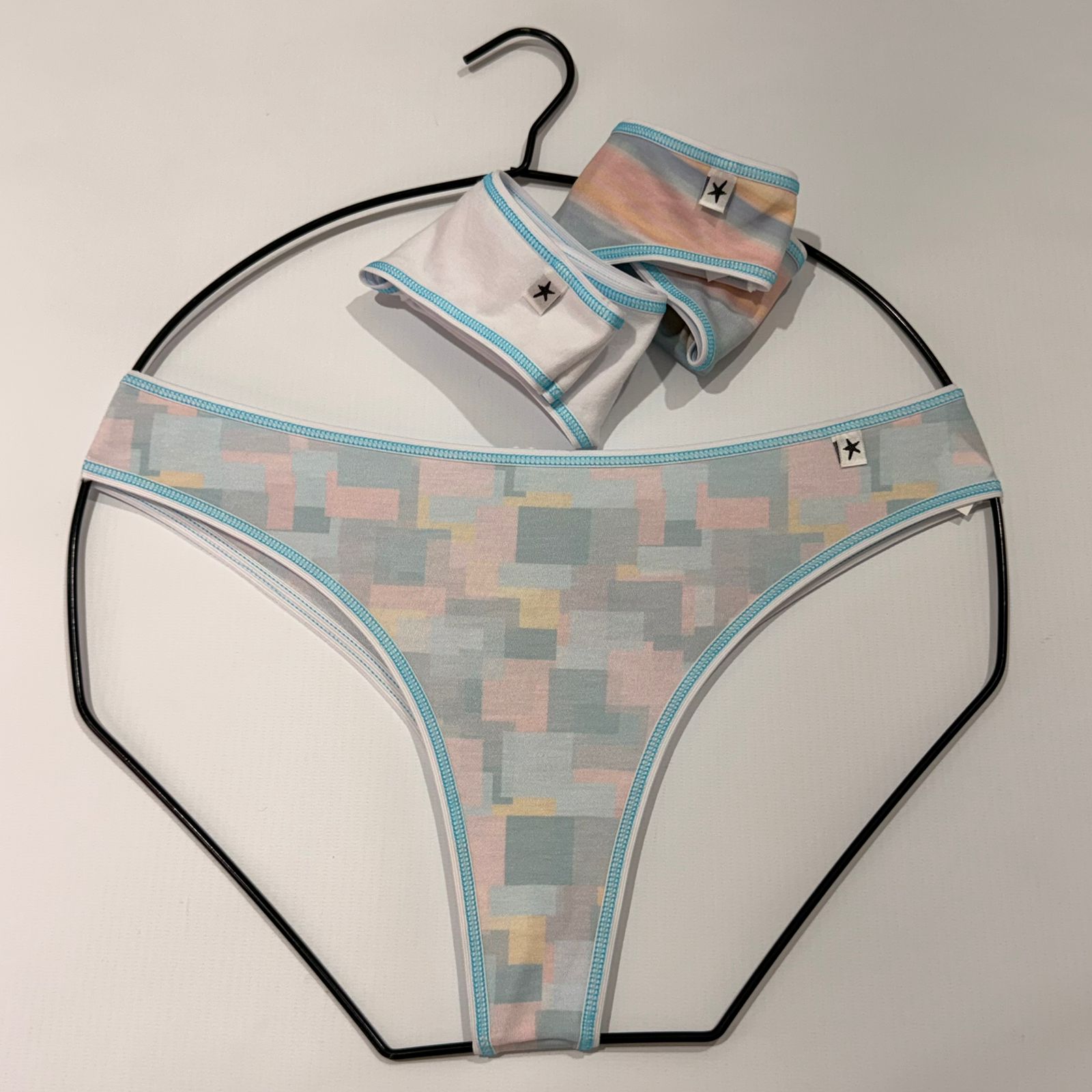 DOLCISIMA P947-01 PACK X3 COLALESS CLASICA DE ALGODN Y LYCRA (2 ESTAMPADAS Y 1 LISA) - Linea Alfonsa - Imagen 3