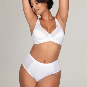 SO PINK #12084 CORPIÑO CON ARO DE MICROFIBRA Y TUL - 24/7 (Hasta el 115)