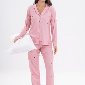DOLCISIMA 1548L PIJAMA CAMISERO CORAZONES