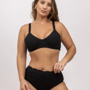 DOLCISIMA 940-03B BOMBACHA ALTA ALGODON Y LYCRA CON PUNTILLA - Linea Chiara