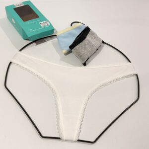 DQE 4220 PACK X3 LESS ENTERA DE ALGODON LISO CON ELASTICO PICOT EN CINTURA Y PIERNAS