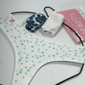 SO PINK #13005 PACK X3 CULOTTELESS DE ALGODON Y LYCRA