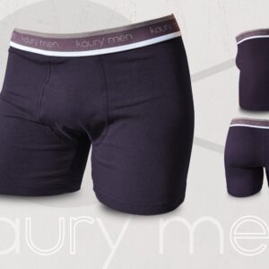 KAURY MEN K39 BOXER DE ALGODON LISO CON ELASTICO TRICOLOR