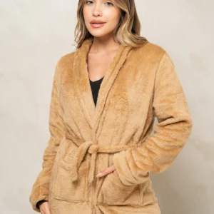 TRENDA 5609 BATA DE CORDERITO BIFAZ