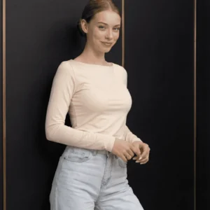 ANDRESSA P9087 REMERA MANGA LARGA