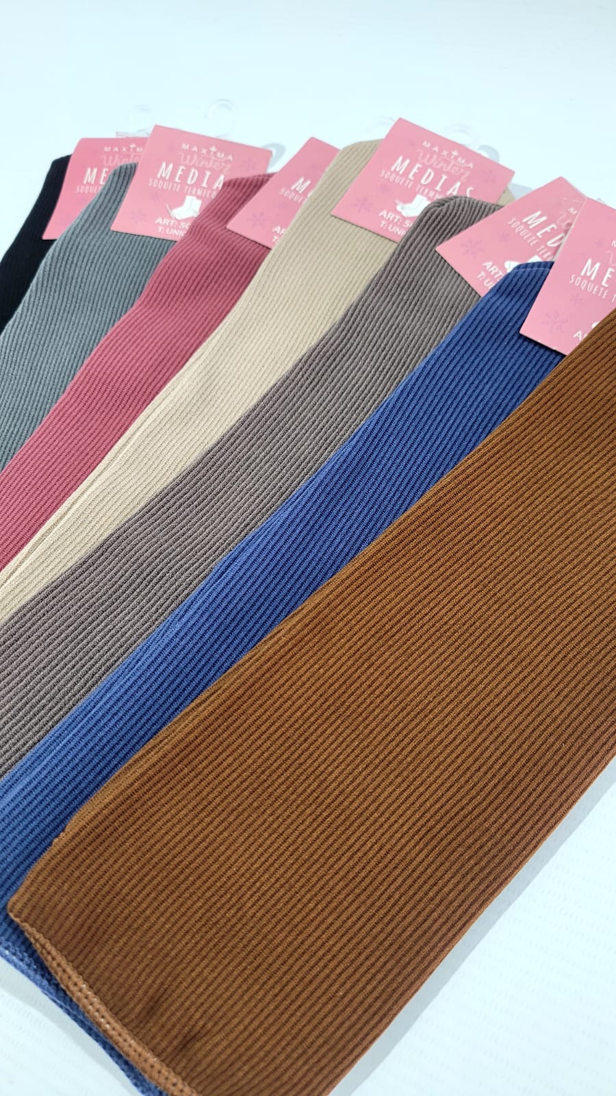 MAXIMA 5016 DOCENA DE SOQUETES TERMICOS DE MORLEY - Colores - Talle unico