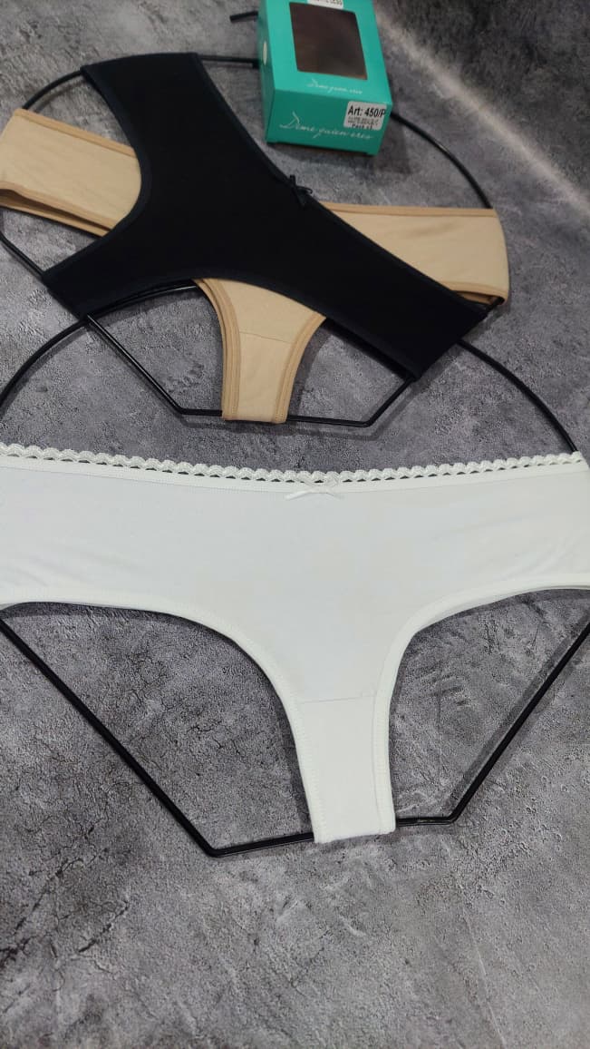 DQE 450 PACK X3 CULOTTE LESS LISO