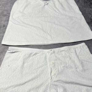 LODY 5367 CONJUNTO MESH CON PUNTILLA ANGOSTA MUSCULOSA Y BOYSHORT