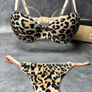 LODY 5272 CONJUNTO SOFT PUSH Y LESS DE MICROFIBRA ANIMAL PRINT
