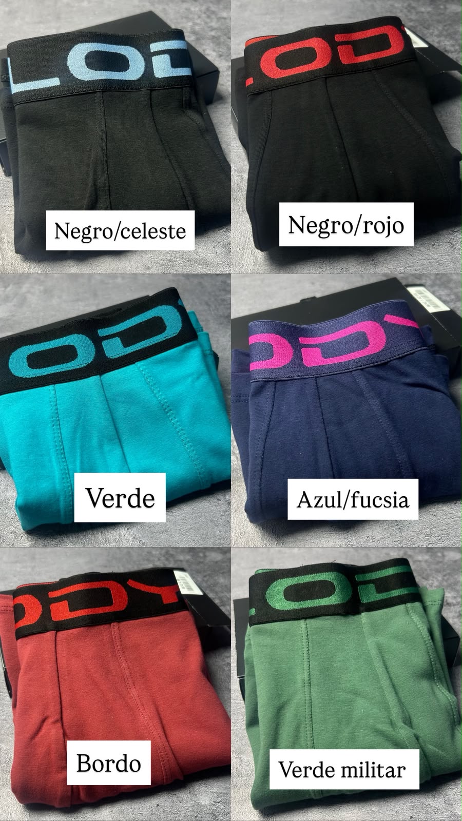 LODY MEN 742 BOXER DE ALGODON C/ LYCRA LISO - Imagen 4