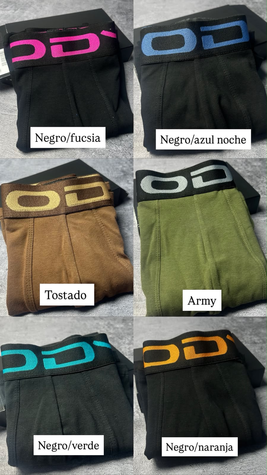 LODY MEN 742 BOXER DE ALGODON C/ LYCRA LISO - Imagen 5