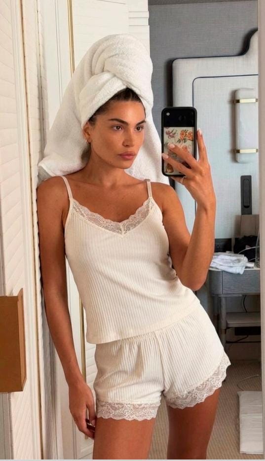 VINTAGE 1043 PIJAMA DE MORLEY DAMA - Imagen 2