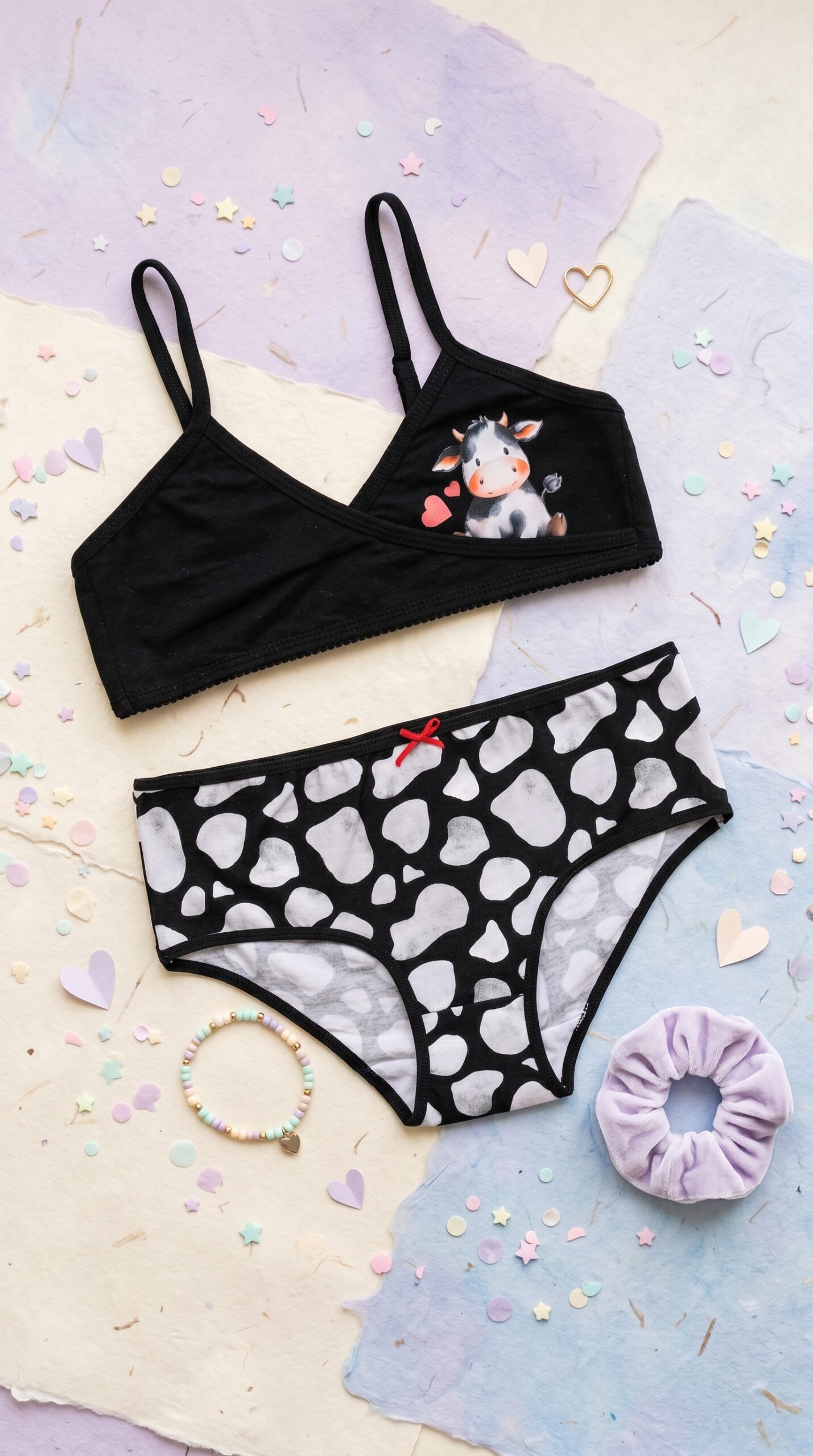 FRASHE KIDS 9007 CONJUNTO TOP CRUZADO CON BOMBACHA ESTAMPA LOLA - Imagen 3