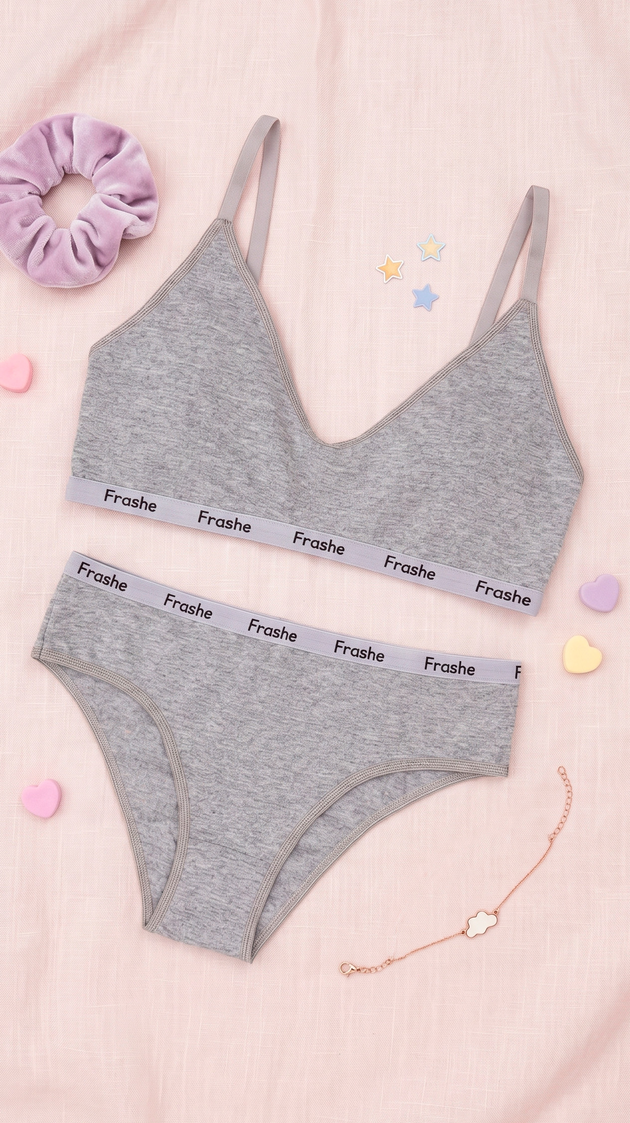 FRASHE KIDS 9020 CONJUNTO CON TAZA DESMONTABLE Y VEDETINA CON ELASTICO - Imagen 5