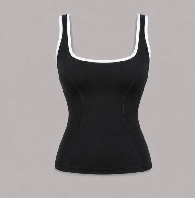 ANDRESSA ACTIVE AC249 MUSCULOSA FORRADA CON VIVOS Y RECORTES